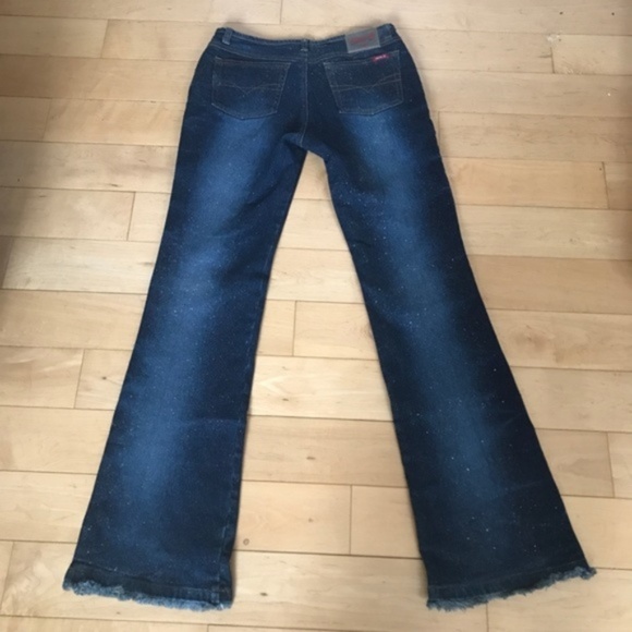 Zana Di Sparkle Whisker Blue Jeans NEW Crystal 7 26 - Picture 4 of 6